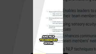 Enhancing Leadership Communication with NLP [upl. by Wayolle]