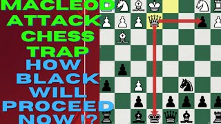 MacLeod Attack Chess Trap chess chessgame chesstraps chesstricks macleod [upl. by Ahsait237]