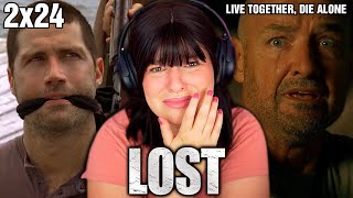 DESMOND CRASHED WHAT  LOST Finale Reaction  2x24  Live Together Die Alone Part 2 [upl. by Territus60]