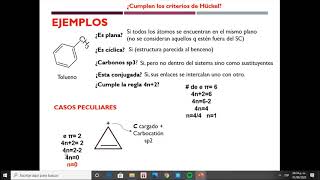 REGLA DE HUCKEL 4n2 COMPUESTOS AROMATICOS y ANTIAROMATICOS [upl. by Trevar885]