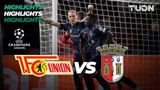 FC Union Berlin vs Braga  HIGHLIGHTS  UEFA Champions League 202324  TUDN [upl. by Willcox385]