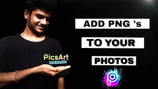 how to add png in picsart  edit png images [upl. by Adlih]