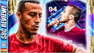 94 RATED FLASHBACK THIAGO ALCANTARA SBC REVIEW IN EAFC 24 [upl. by Urbain]