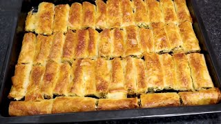 Baklavalık Yufkadan Peynirli Çıtır Börek Tarifi [upl. by Philippe]