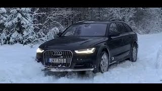 Audi A6 C7 Allroad on Snow [upl. by Gibb223]