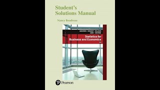 Instructors Solutions Manual for Statistics for Business and Economics by Nancy Boudreau [upl. by Zoara]