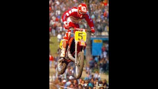 Thorpe retient Geboers à Hawkstone 500cc MXGP 1988 RAW [upl. by Annor]