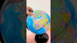 Globe world map junior high school geography tools earth model highdefinition printing markable [upl. by Baecher]