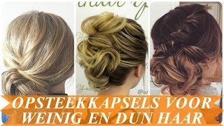 Opsteekkapsels voor weinig en dun haar [upl. by At]