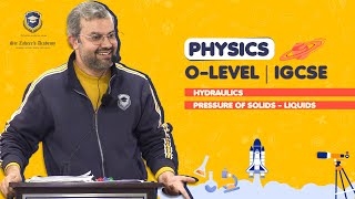 Olevel 5054  IGCSE 0620  Physics  Hydraulics  Pressure of Solids  Liquids [upl. by Rudwik]