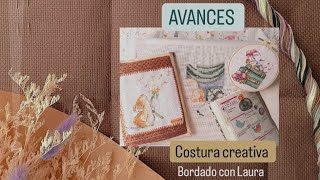 Punto de cruz 🪡 Avances 411 julio 🐳🧜🏻‍♀️🐚  costura creativa 🐁🌼 [upl. by Weibel748]