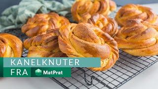 Kanelknuter  med gode tips  MatPrat [upl. by Nosimaj]