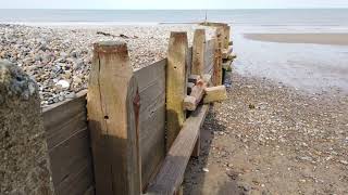 Groyne at Hornsea [upl. by Nomzzaj]