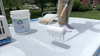 How To Seal Your RV Roof Make Your RV Roof Bulletproof with Tough Roof RV and Tough Roof [upl. by Huber]