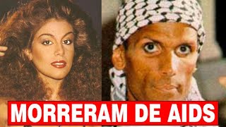 35 FAMOSOS BRASILEIROS QUE MORRERAM DE AIDS HIV [upl. by Wildee]