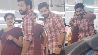 Singapenne serial shooting spot video anbu recent video [upl. by Yeknarf277]