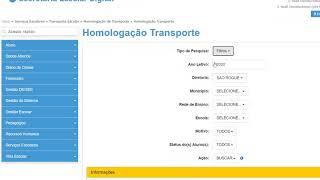 SED  transporte como desfazer Homologação [upl. by Reede71]