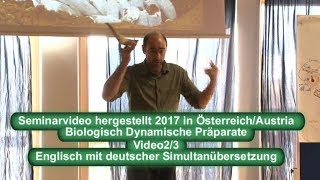 Biodyn Preparations Seminar Vincent Masson Video 23 EnglishDeutsch [upl. by Lesirg113]