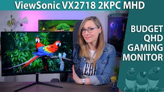 Is The CHEAPEST QHD Gaming Monitor Any Good  Viewsonic VX27182KPCMHD Review 27quot 1440p 165Hz [upl. by Tiossem]