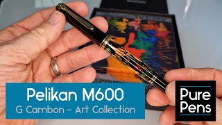 NEW Pelikan M600 G Cambon Art Collection UNBOXING [upl. by Llerrad]