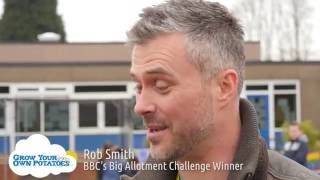 Grow Your Own Potatoes  Big Allotment Challenge winner Rob Smith 2015 [upl. by Garihc182]