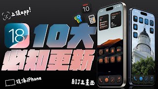 iOS 18 正式版，iPhone 16 上市前，更新降臨！10 大功能，超重要，一次看！更新過後，就像換了新手機？ feat momax  APPLEFANS 蘋果迷 [upl. by Leifeste828]