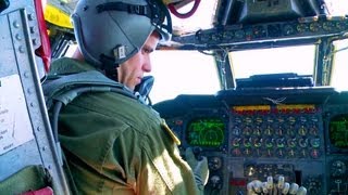 Cockpit View B52 Aerial Refueling Low Level Flying Maneuvering [upl. by Enomyar868]