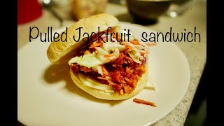 How to Make Chipotle Pulled Jackfruit Sandwich [upl. by Enyrb]