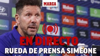 Rueda de prensa de Simeone previa al partido de Copa frente al Real Madrid EN DIRECTO  MARCA [upl. by Rosemary]