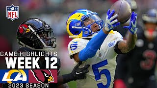 Los Angeles Rams vs Arizona Cardinals Game Highlights  NFL 2023 Week 12 [upl. by Sykleb]