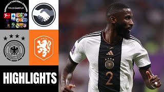 Deutschland vs Niederlande Internationales Testspiel Highlights [upl. by Frech]