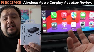 Rexing CPW1  Wireless Apple Carplay Adapter [upl. by Nojel]