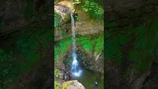 canyon canyoning georgia nature waterfall travel drone [upl. by Nida]