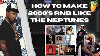 How to Make a Neptunes Type Beat  2000s Rnb tutorial FL Studio [upl. by Adiarf]