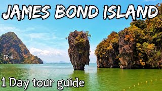 James Bond Island tour guide  Phuket tourist place  Complete 1 day tour  Trip cost amp other detail [upl. by Ennovy389]