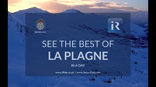 La Plagne guide  See the best of La Plagne in a day  Best blue pistes in La Plagne [upl. by Ayocal]