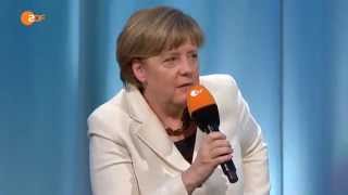 Merkel spricht die Zwangsmitgliedschaft GEZ an [upl. by Drwde]