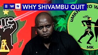 EXPLAINED Why Shivambu called quits on EFF and is joining MK Party [upl. by Ketti]