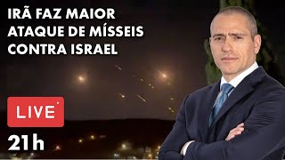 IRÃ REALIZA MAIOR ATAQUE CONTRA ISRAEL NA HISTÓRIA  PROFESSOR HOC AO VIVO [upl. by Rivalee]