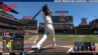 MLB THE SHOW 24  Minnesota Twins vs Detroit Tigers  Game 88 [upl. by Llennhoj]