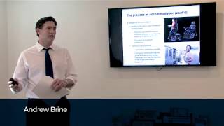 The Duty to Accommodate Persons with Disabilities in the Workplace with Andrew Brine [upl. by Carlye626]