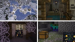 BEST MOB SPAWNER SEED for MINECRAFT Minecraft Bedrock Edition Seed [upl. by Allemat924]