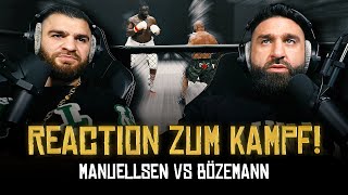 REACTION zum KAMPF 🥊 MANUELLSEN vs BÖZEMANN 💥  SINANG STREAM HIGHLIGHTS [upl. by Artie]