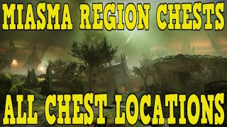 DESTINY 2  ALL MIASMA REGION CHESTS LOCATIONS  THRONE WORLD REGION CHESTS LOCATIONS [upl. by Fleeta]