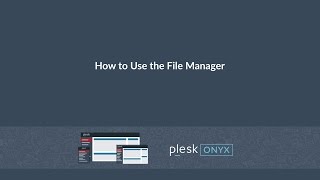 How to Use the File Manager [upl. by Nodroj]