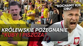 Wzruszające chwile w Dortmundzie Tłumy na meczu Kuba vs Piszczek piłkanożna borussiadortmund [upl. by Eselehs]