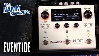 Eventide H90 Harmonizer MultiEffects Pedal Demo  NAMM 2023 [upl. by Lancelot772]