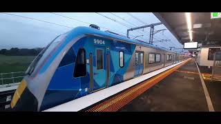 Trains at the new Pakenham and East pakenham stations [upl. by Leind]