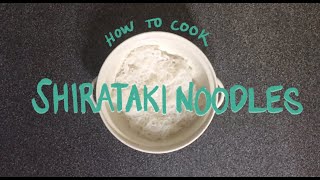 How To Cook Shirataki Noodles  Keto and Low Carb Noodle Alternative [upl. by Stiegler509]