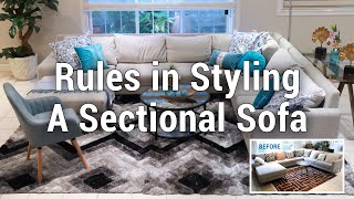 Rules in Styling A Sectional Sofa  MF Home TV [upl. by Gnauq]